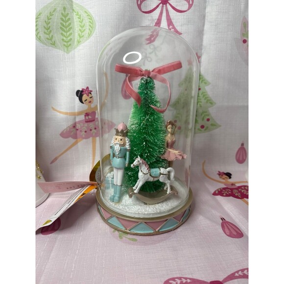 NEW Bella Lux Ballerina Nutcracker Light Up Christmas Dome - Picture 1 of 7